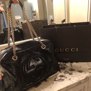 Gucci soho black bag